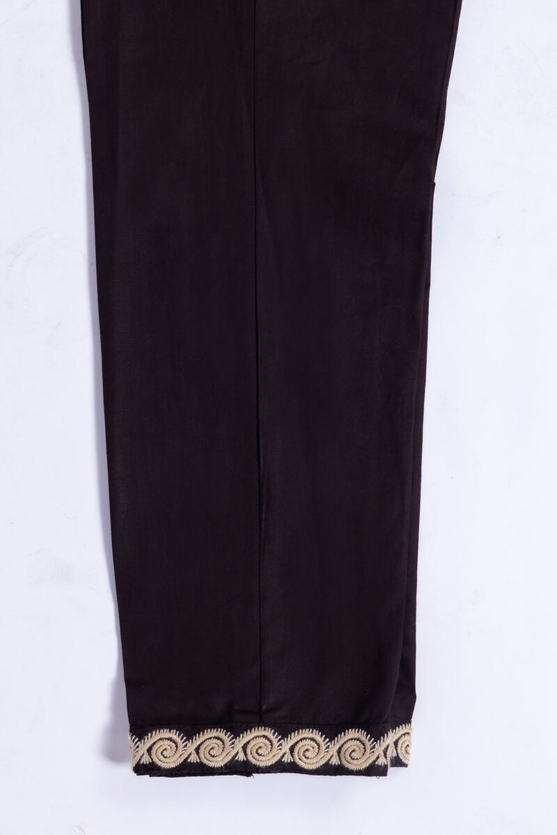 Embroidered | Crosshatch Poplin | Pants | GBP 8.00