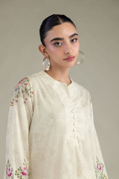 Printed | Cambric | Short V-Neck Kurta | GBP 30.00