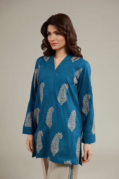Embroidered | Cotton Crinkle | Kurta | GBP 40.00