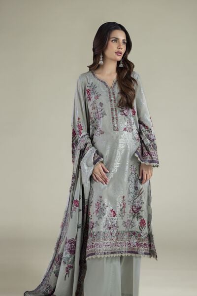 Printed | Jacquard | Floral Tailored 3-Piece | GBP 50.00