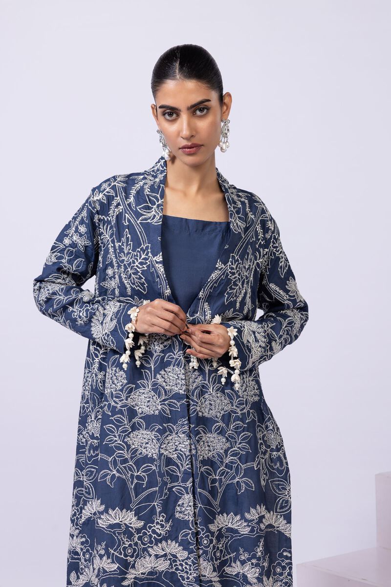 Embroidered | Viscose Oak Silk | Jacket | GBP 100.00