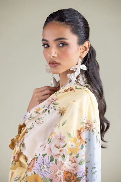 Embroidered | Lawn | Floral Dotted Dupatta | GBP 15.00