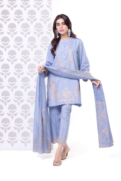 Embroidered | Cotton Net | Dupatta | GBP 9.00