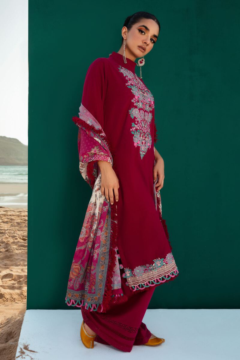 Embroidered | Crosshatch | Fabrics 3 Piece | null