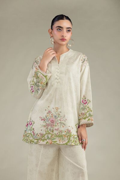 Printed | Cambric | Short V-Neck Kurta | GBP 30.00