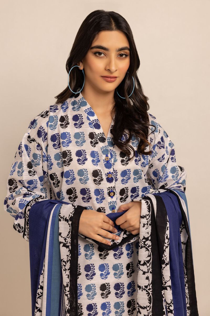 Printed | Light Khaddar | Fabrics 3 Piece | null