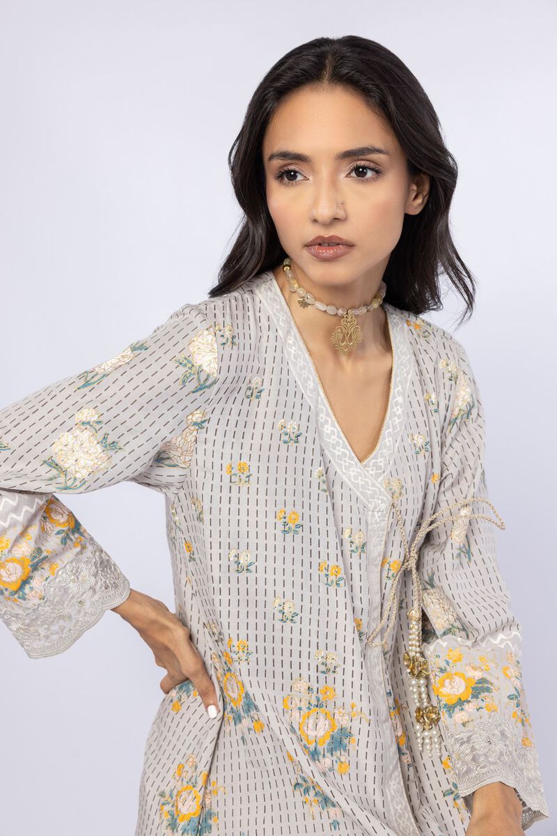 Embroidered | Raw Silk | Kurta | GBP 65.00