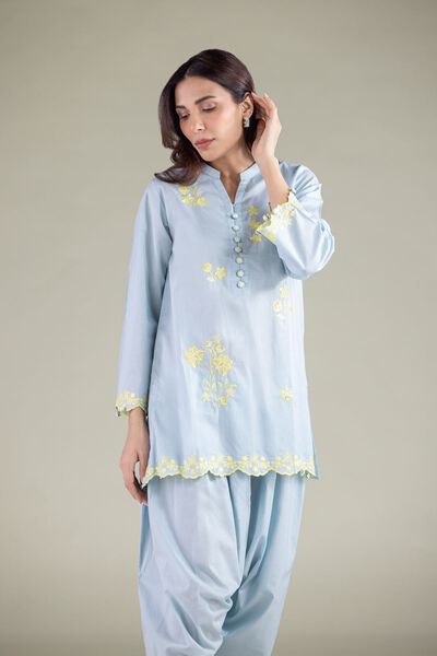 Embroidered | Cambric | Kurta | GBP 12.50