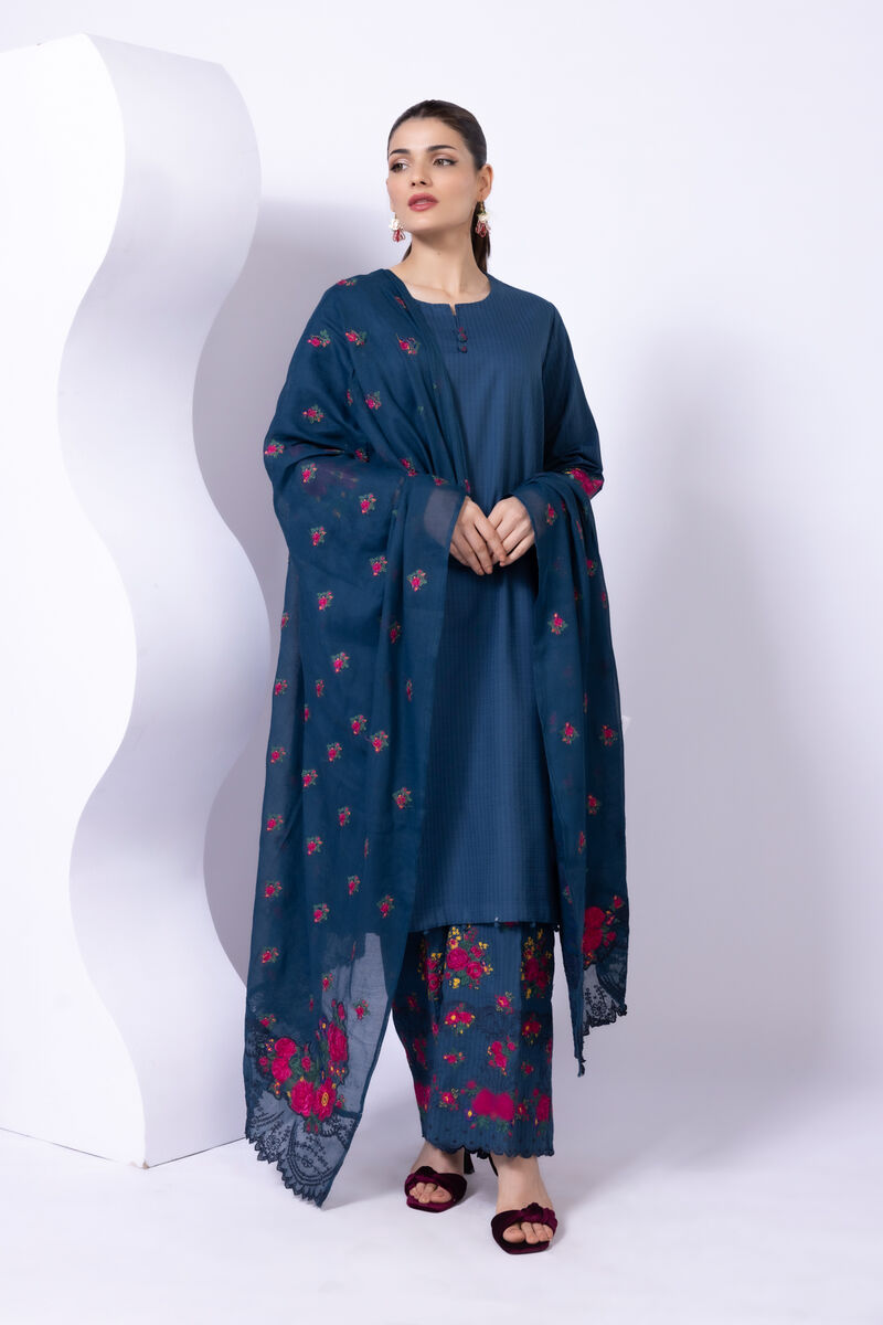 Embroidered | Viscose Polyester Net | Dupatta | GBP 35.00
