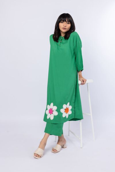 Dyed | Crosshatch Poplin | Pants | GBP 12.00