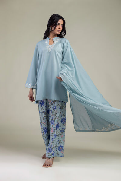 Embroidered | Cambric | Floral Cambric Pants | GBP 25.00