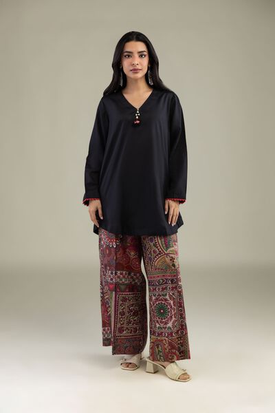 Printed | Textured Weave | Geometric Printed Pants | GBP 20.00