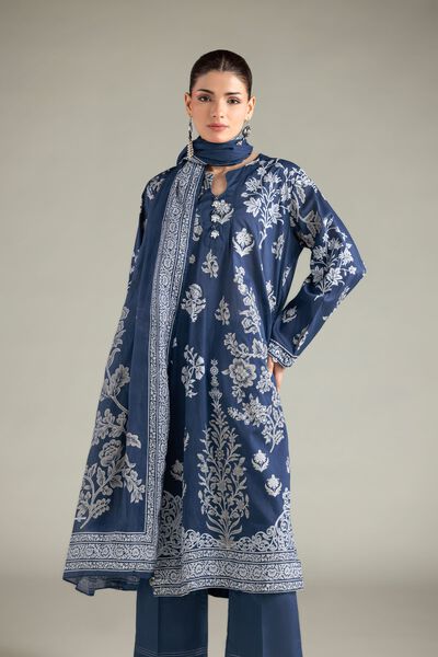 Printed | Lawn | 3-Piece Tailored Lawn | GBP 50.00