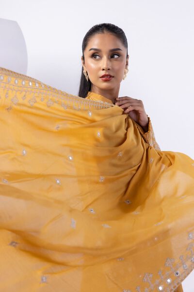 Dyed | Light Thai Silk | Dupatta | GBP 25.00