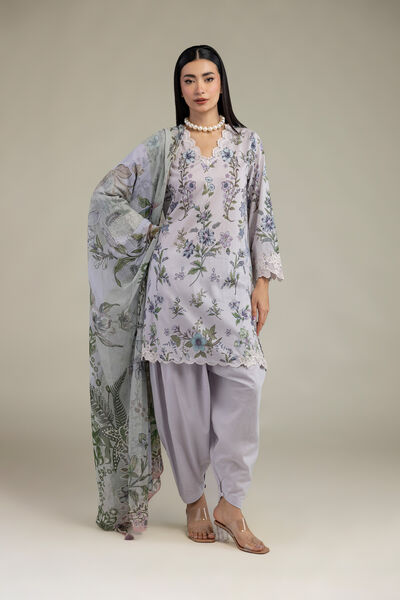 Embroidered | Cambric | Tailored 3-Piece Cambric | GBP 70.00