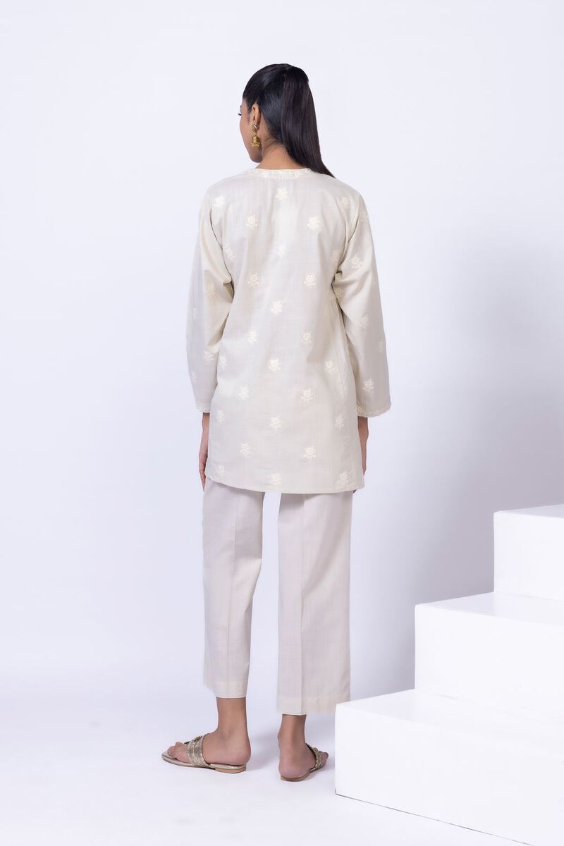 Embroidered | Crosshatch Poplin | Kurta | GBP 12.50