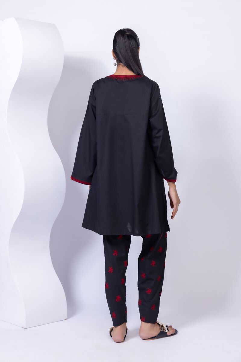 Embroidered | Crosshatch Poplin | Kurta | GBP 10.00