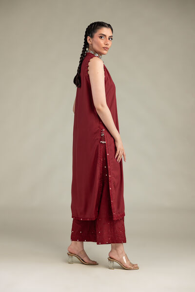 Embroidered | Raw Silk | Silk Solid Pants | GBP 35.00