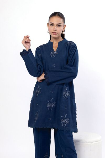 Embroidered | Crosshatch | Tailored 2 Piece | Top and Bottom | GBP 40.00