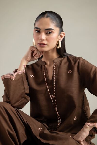 Embroidered | Textured Cotton | Kurta | GBP 9.00
