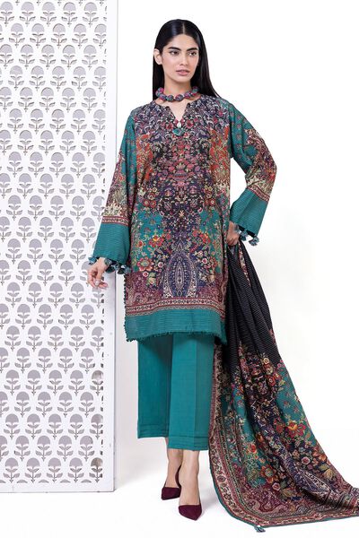 Printed | Light Khaddar Messuri | Tailored 3 Piece | GBP 16.50