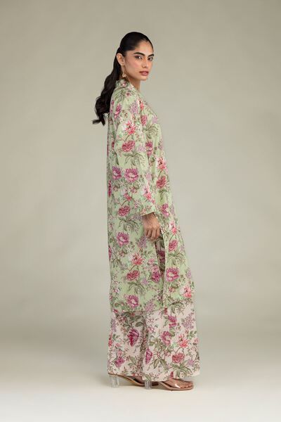 Printed | Cotton Viscose | Floral Cotton Pants | GBP 20.00