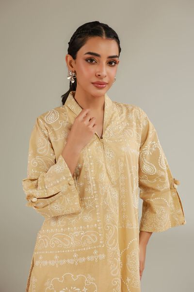 Cambric | Band Collar Kurta | GBP 12.50