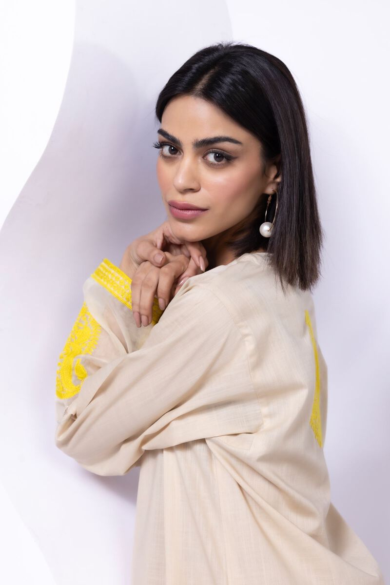 Embroidered | Crosshatch Poplin | Kurta | GBP 15.00