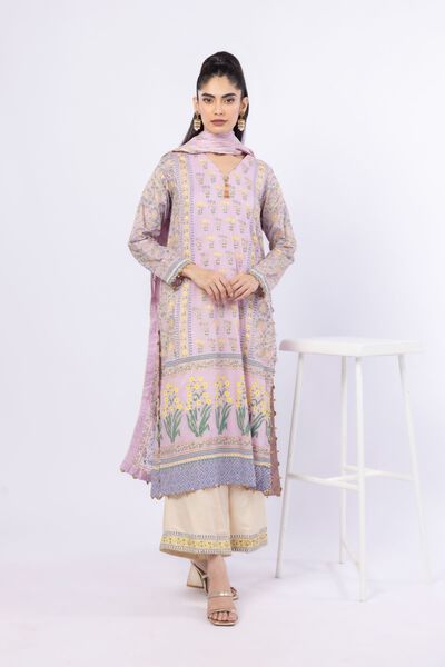 Printed | Voile | 3 Piece Co-ord Set | GBP 100.00