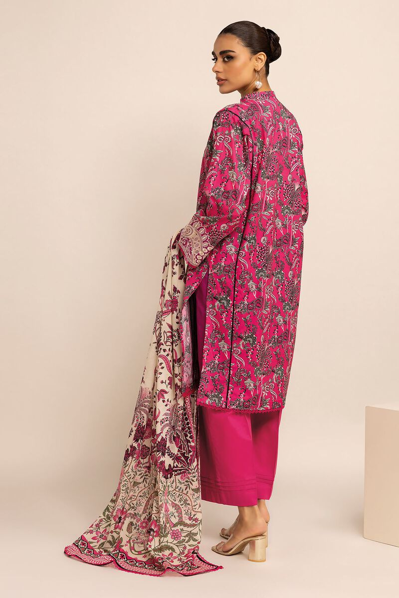Embroidered | Cambric | Fabrics 3 Piece | null