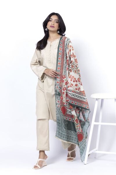 Embroidered | Dobby | Fabrics 3 Piece | GBP 27.50