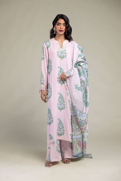 Embroidered | Raw Silk | Pants | GBP 30.00