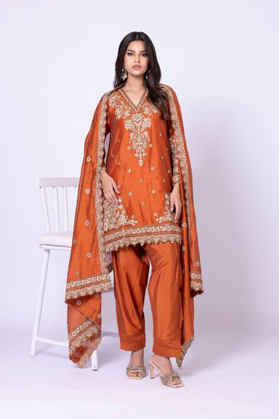 Embroidered | Viscose Polyester Net | Dupatta | GBP 13.50