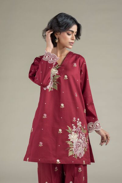 Embroidered | Textured Cotton | Kurta | GBP 30.00