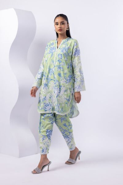 Embroidered | Crosshatch Raw Silk | Shalwar | GBP 25.00