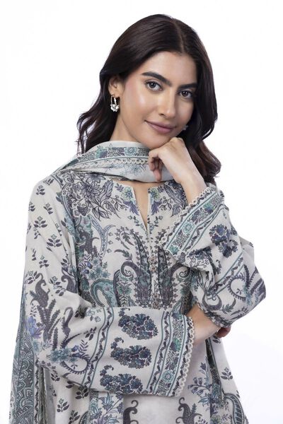 Printed | Karandi | Tailored 3 Piece | GBP 45.00