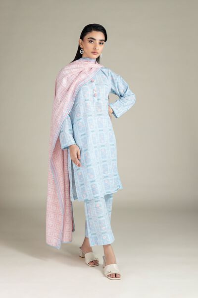 Printed | Textured Cotton | Pants | GBP 12.00