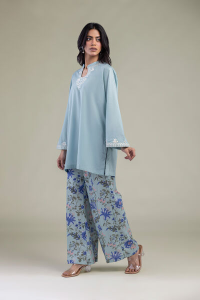 Embroidered | Cambric | Floral Cambric Pants | GBP 25.00