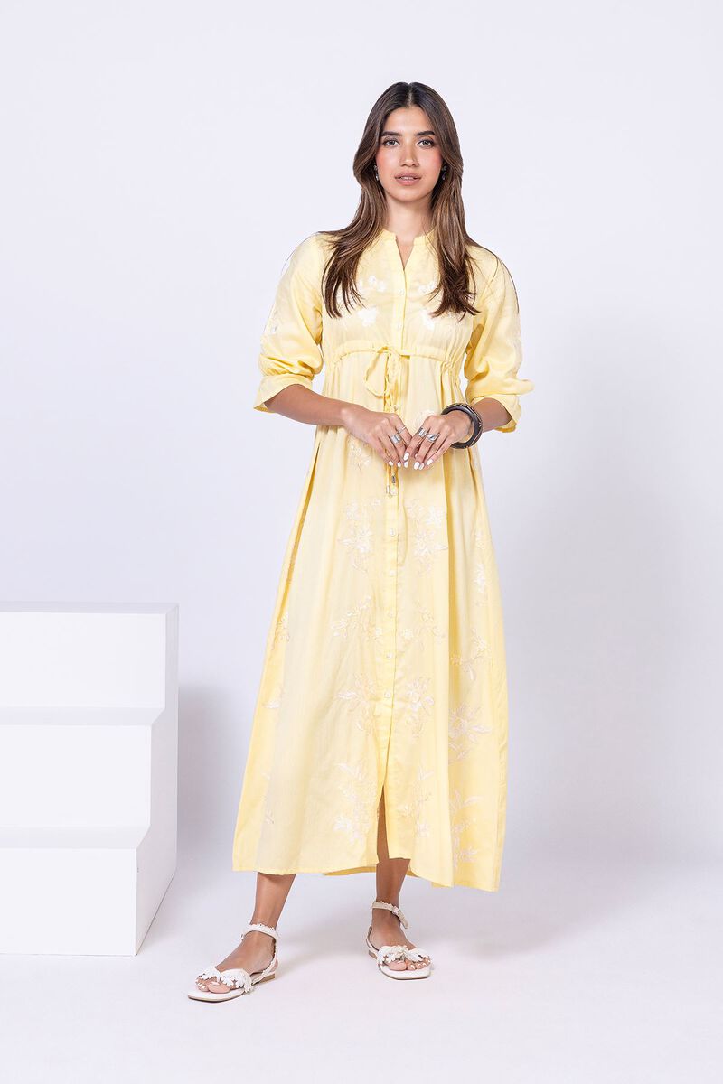 Embroidered | Cotton Cottel | Maxi Dress | null