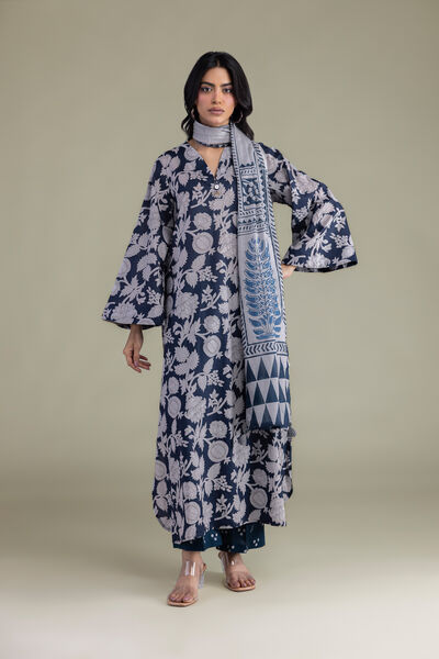 Printed | Cambric | Floral Longline Kurta | GBP 30.00