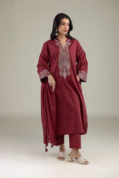 Embroidered | Cambric | Floral Cambric Kurta | GBP 25.00