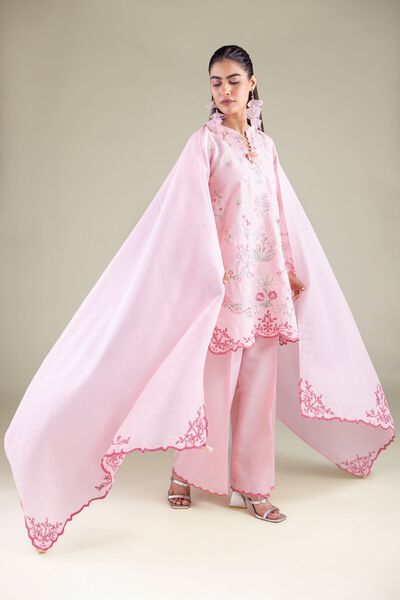 Embroidered | Mesuri | Draped Floral Dupatta | GBP 15.00