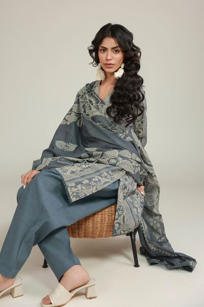 Printed | Lawn | 3-Piece Floral Suit | GBP 55.00