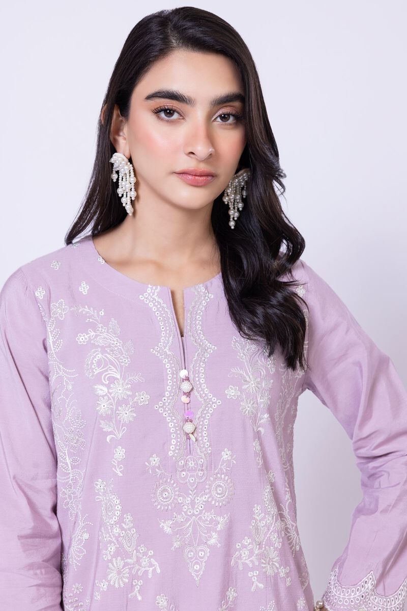 Embroidered | Dull Raw Silk | Kurta | GBP 15.00