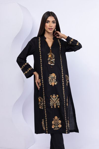 Embroidered | Crosshatch Poplin | Kurta | GBP 35.00