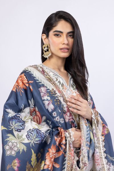 Printed | Tusser Silk | Dupatta | GBP 25.00