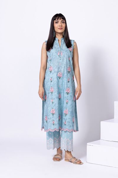 Embroidered | Crosshatch Poplin | Kurta | GBP 15.00