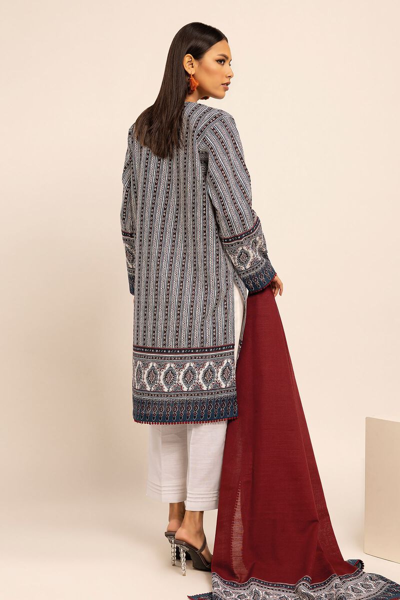 Printed | Khaddar | Fabrics 3 Piece | null