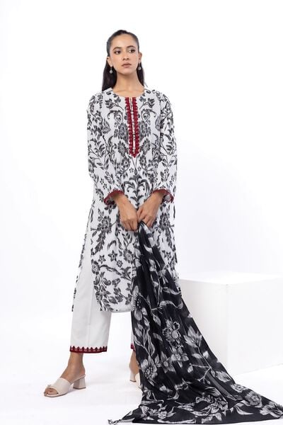 Embroidered | Cotton | Tailored 3 Piece | GBP 40.00