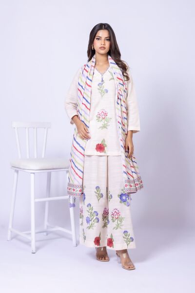 Embroidered | Textured Cotton | Kurta | GBP 15.00